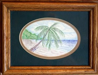Palm on the Beach by Sybil A. Bissell