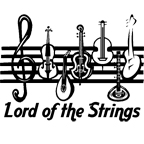 Lord of the Strings Treble Clef by Sybil A. Bissell